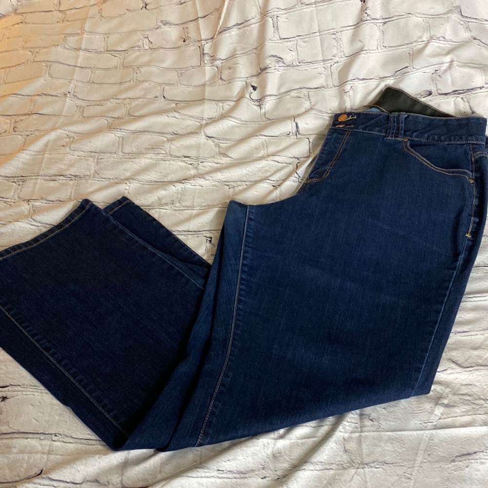 Lane Bryant Tighten Tummy Technology Womens Jeans